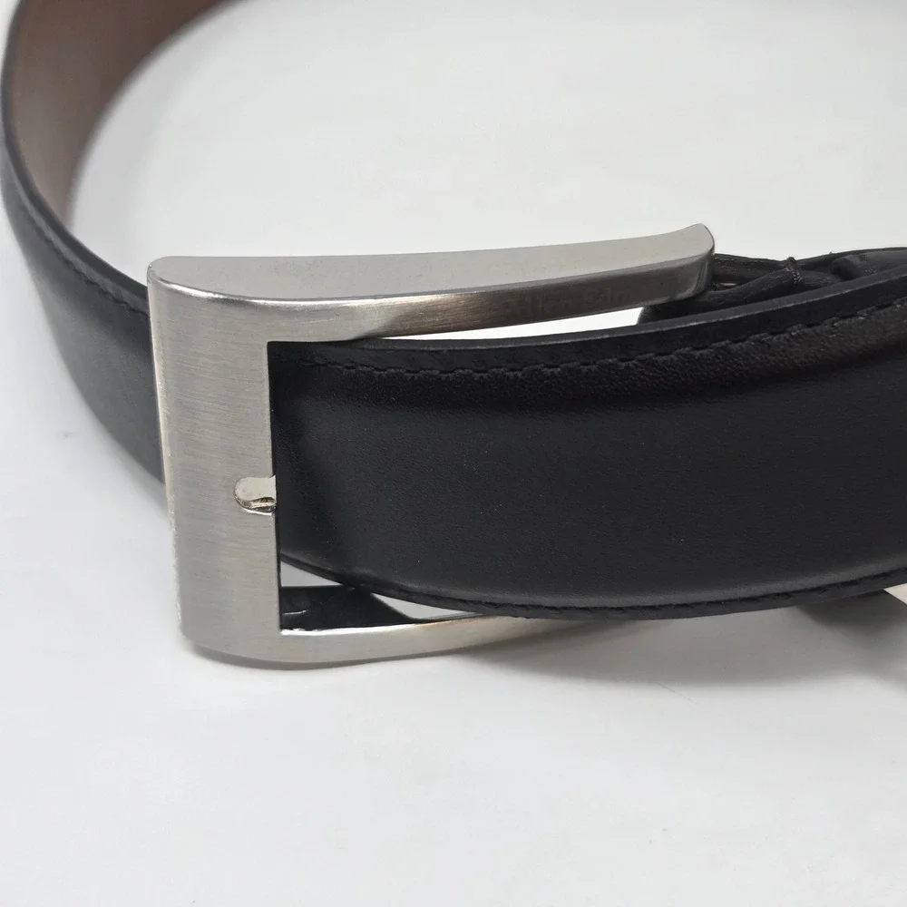 Allen Edmonds Mens Basic Dress Belt Dark Brown Calfskin Leather 36 39507 USA